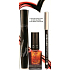 Gabriella Salvete D Amore řasenka černá 12 ml + Stars Enamel lak na nehty 03 Intense Coral 11 ml + Eyeliner Contour tužka na oči 01 černá 1,5 g, kosmetická sada