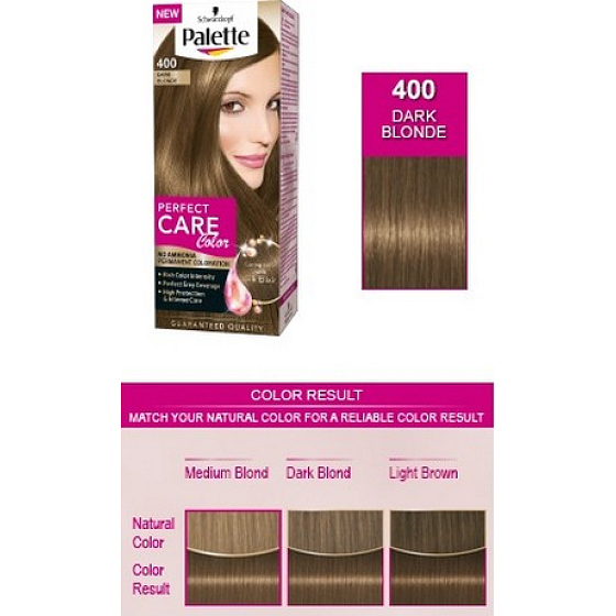 Schwarzkopf Palette Perfect Color Care barva na vlasy 400 Tmavě plavý