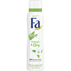 Fa Fresh & Dry Green Tea deodorant bez alkoholu, 150 ml