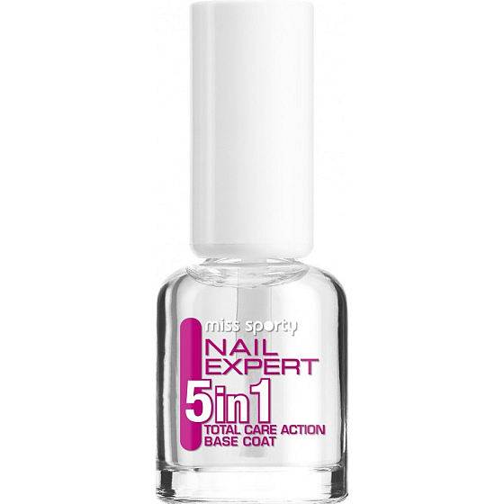 Miss Sporty Nail Expert 5in1 Base Coat lak do paznokci 8 ml