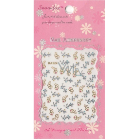 Nail Accessory 3D nálepky na nehty 1 aršík 10100 DA024 Nail Accessory 3D nálepky na nehty 1 aršík 10100 DA024