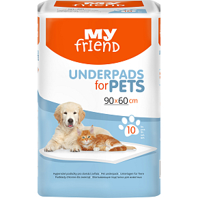 Bella My Friend chłonne podkładki dla zwierząt, 90 x 60 cm, 10 szt.