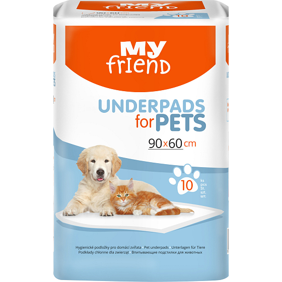 Bella My Friend pochłaniające podkładki dla zwierząt, 90 x 60 cm, 10 szt.