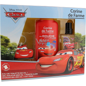 Corine de Farme Cars toaletní voda pro děti 50 ml + sprchový gel 250 ml + klíčenka, dárková sada
