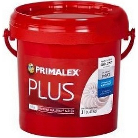 Primalex Plus Biały wewnętrzny materiał malarski 1,45 kg (1 l)