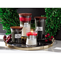 WoodWick Trilogy Winter Garland - Zimní girlanda vonná svíčka s dřevěným knotem a víčkem sklo střední 275 g