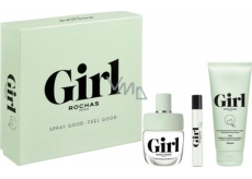Rochas Girl woda toaletowa dla kobiet 100 ml + mleczko do ciała 100 ml + woda toaletowa 7,5 ml, zestaw prezentowy dla kobiet