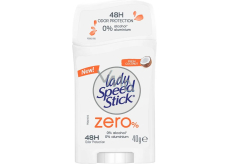 Lady Speed Stick Zero Świeży Kokos twardy dezodorant, 40 g