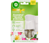 Air Wick Essential Oils Kwiaty jaśminu i frezji, elektryczny odświeżacz powietrza urządzenie i wkład 19 ml