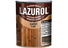 Lazurol Classic S1023 cienkowarstwowy lazura do drewna z zawartością olejów, 0022 palisander, 750 ml