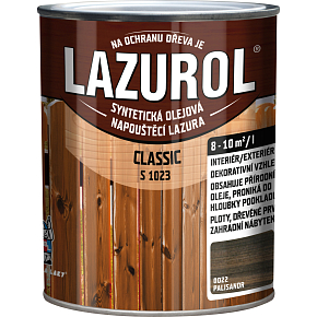 Lazurol Classic S1023 cienkowarstwowy lazura do drewna z zawartością olejów, 0022 palisander, 750 ml