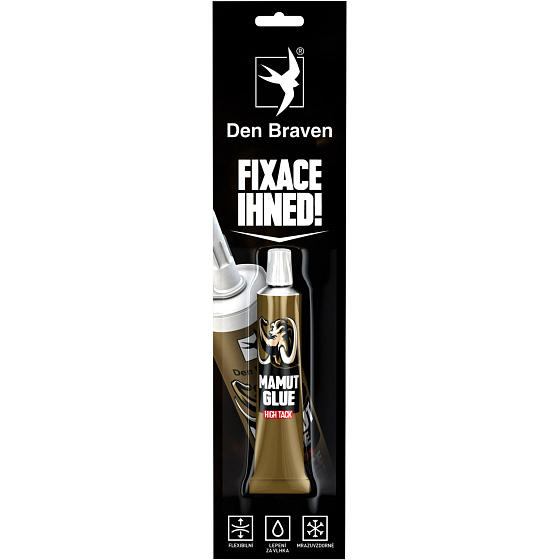 Den Braven Mamut Glue High Tack uniwersalne klej montażowy, biały, 25 ml