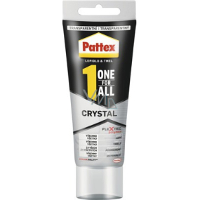 Pattex One For All Crystal univerzální montážní lepidlo transparentní, tuba 80 g Pattex One For All Crystal univerzální montážní lepidlo transparentní, tuba 80 g