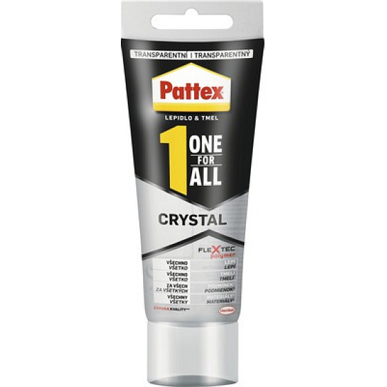 Pattex One For All Crystal uniwersalne klej montazowy przezroczysty, tuba 80 g