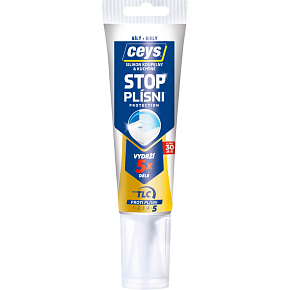 Ceys Stop Pleśni silikon sanitarny, biały, tuba 125 ml