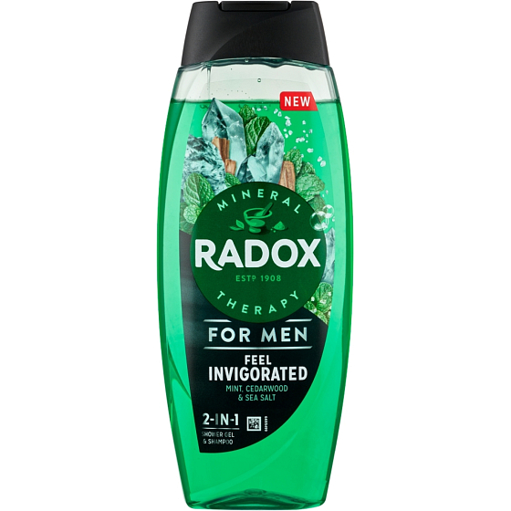 Radox Feel Invigorated 2w1 żel pod prysznic i szampon dla mężczyzn 400 ml