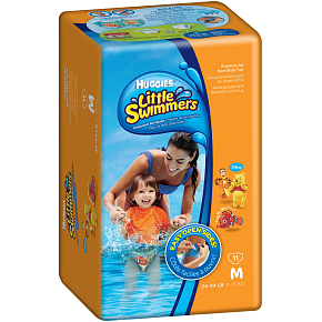 Huggies Little Swimmers 5-6 jednorázowe pieluchy do wody 12-18 kg 11 sztuk