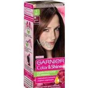 Garnier Color & Shine barva na vlasy 5.0 světlá kaštanová Garnier Color & Shine barva na vlasy 5.0 světlá kaštanová