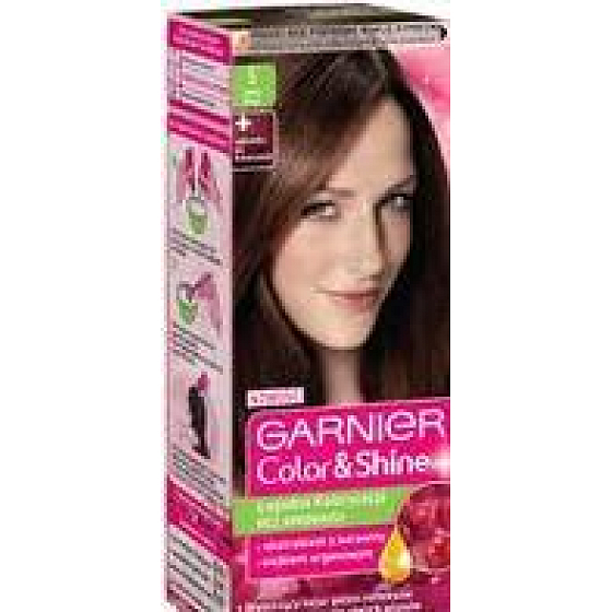 Garnier Color & Shine barva na vlasy 5.0 světlá kaštanová