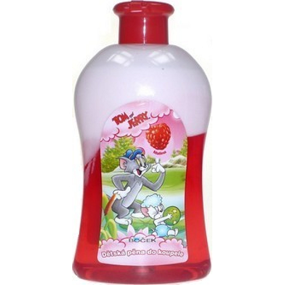 Boček Tom a Jerry Malina olejová pěna do koupele pro děti 500 ml
