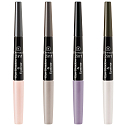 Dermacol Eye Shadow & Eye 2v1 oční stíny a tužka na oči 01 růžová, šedá 5 g