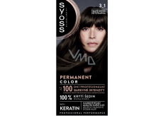 Syoss Professional farba do włosów 3 - 1 ciemny brązowy