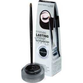 Maybelline Eye Studio Lasting Drama gelové oční linky 3 g + štěteček 1 kus