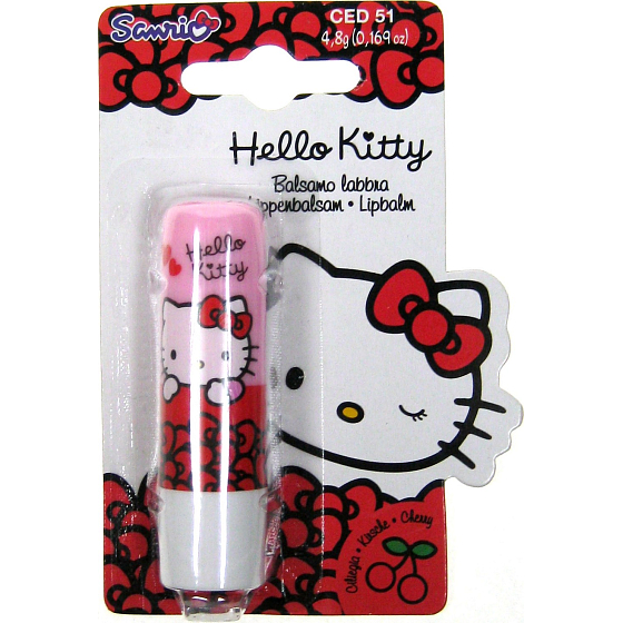 Sanrio Hello Kitty Třešeň balzám na rty 4,8 g