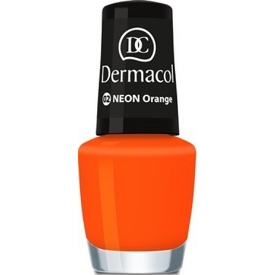 Dermacol Neon Polish Neonový lak na nehty 02 Neon Orange 5 ml