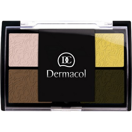 Dermacol Quattro Eye Shadow oční stíny 03 Hnědé oči 5 g