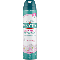 Sanytol dezynfekujący odświeżacz powietrza do powierzchni i tkanin, kwiaty, 300 ml