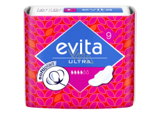 Evita Ultra Softiplait podpaski higieniczne z skrzydełkami 9 sztuk