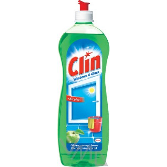 Clin Apple s vůní jablka čistič na okna a rámy 750 ml