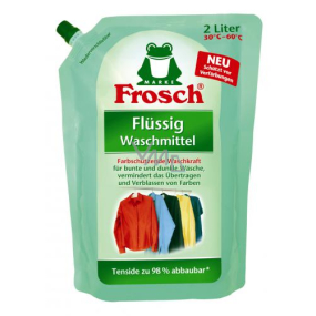 Frosch Eko Koncentrát na barevné prádlo tekutý prací přípravek náhradní náplň 2 l Frosch Eko Koncentrát na barevné prádlo tekutý prací přípravek náhradní náplň 2 l