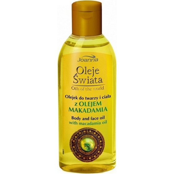Joanna Oil Of The World Olej na tvář a tělo s makadamovým olejem 100 ml