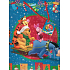Ditipo Dárková papírová taška 26 x 13,5 x 32 cm Disney Medvídek Pú jako Santa na saních