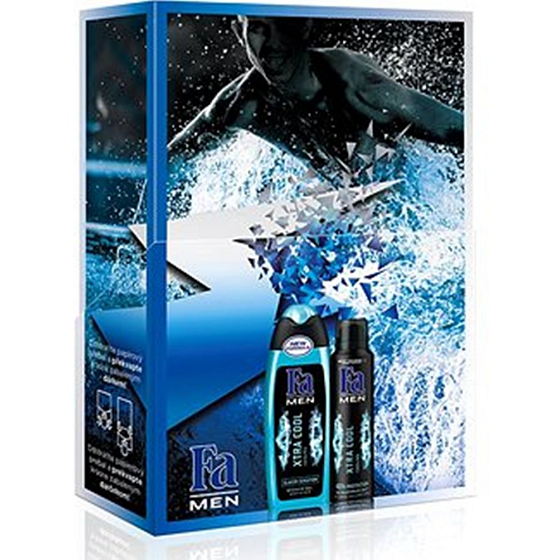 Fa Men Xtra Cool sprchový gel 250 ml + deodorant sprej 150 ml, kosmetická sada