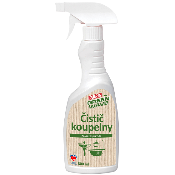 Larrin Green Wave Środek czyszczący do łazienki, przyjazny dla środowiska środek czyszczący rozpylacz 500 ml
