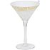 Yankee Candle Holiday Party Martini svícen na čajovou svíčku 12,5 x 12,5 x 18 cm