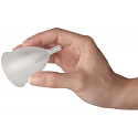LadyCup Menstruační kalíšek transparentní, velký L + Milton sterilizační tablety