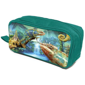 Donau Školní pouzdro se 2 zipy Chameleon 20 x 8 x 5,5 cm Donau Školní pouzdro se 2 zipy Chameleon 20 x 8 x 5,5 cm