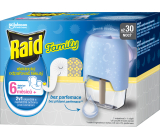 Raid Family elektryczny odparownik z płynem przeciwko komarom, 30 nocy, 1+21 ml