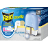 Raid Family elektryczny odparownik z płynem przeciwko komarom, 30 nocy, 1+21 ml