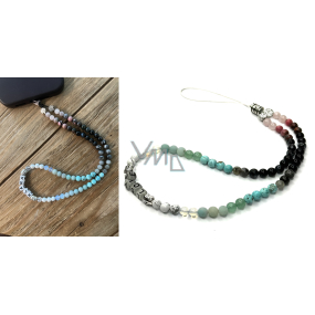 Ochrona, miłość, optymizm, energia - kolekcja Kláry, breloczek na telefon komórkowy przeciwko utracie naturalny kamień koralik 6 mm / ok. 41 cm Ochrona, miłość, optymizm, energia - kolekcja Kláry, breloczek na telefon komórkowy przeciwko utracie naturalny kamień koralik 6 mm / ok. 41 cm