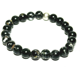 Perłowy bransoletka elastyczna syntetyczna, koralik 8 mm / 16 - 17 cm, symbol kobiecości