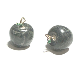 Serpentin Jabłko poznania przywieszek, naturalny kamień 2,7 x 15 mm, kamień leczniczy