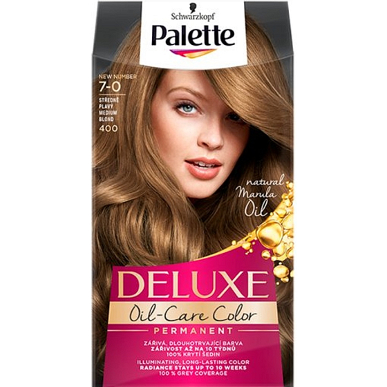 Schwarzkopf Palette Deluxe farba do włosów 7-0 Średni blond