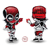 Zawieszka Srebrna 925 Marvel Deadpool, koralik do bransoletki film