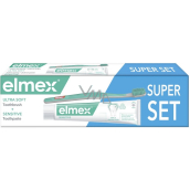 Elmex Sensitive pasta do zębów + szczoteczka do zębów Ultra Soft, 75 ml