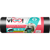viGO worki na śmieci, 28 µ, 70 × 105 cm, 120 l, 10 sztuk